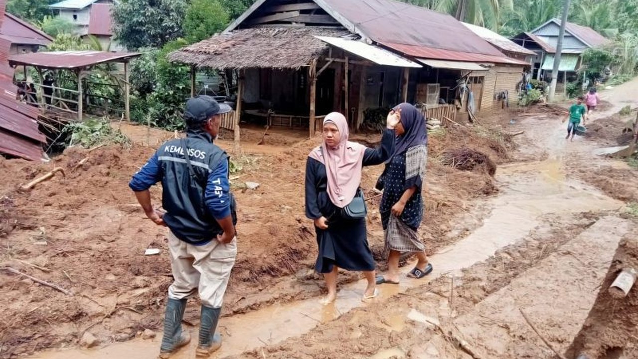 Kemensos bergerak cepat mengirimkan bantuan logistik dan tim Tagana ke Mamuju, Sulawesi Barat, pasca longsor yang menewaskan empat orang dan melukai empat lainnya pada Minggu malam, 26 Januari 2024.