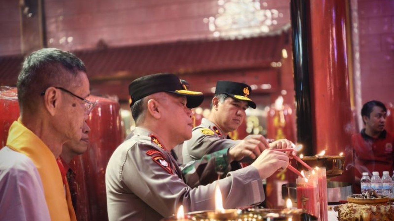 Imlek 2025 di Lampung Berjalan Aman dan Lancar, 1.384 Personel Dikerahkan