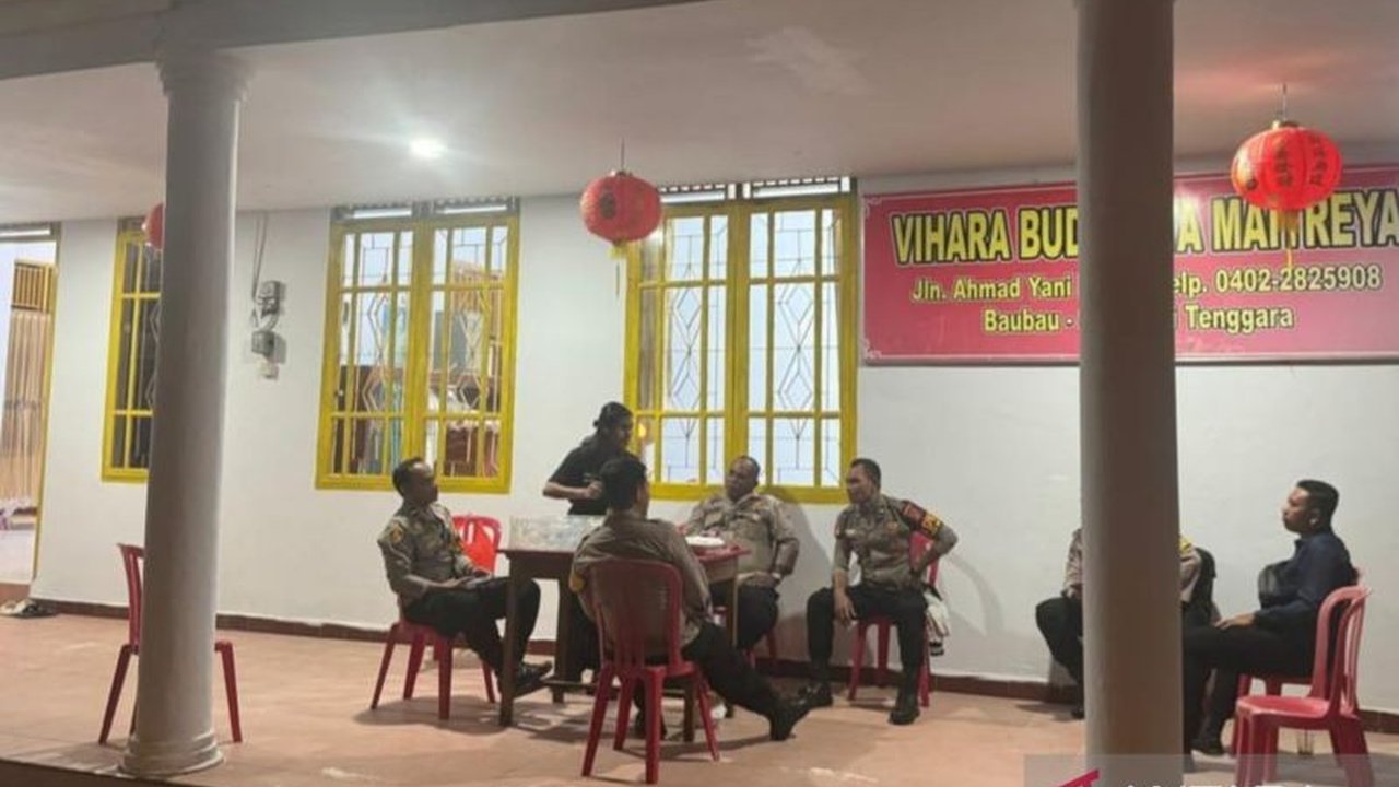 Puluhan Personel Polres Baubau Amankan Perayaan Imlek 2576