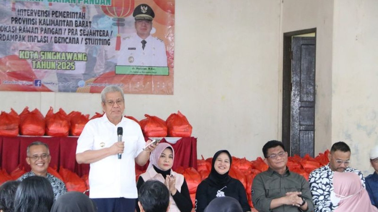 Pemerintah Provinsi Kalimantan Barat (Pemprov Kalbar) fokus memperkuat ketahanan pangan masyarakat rentan dan terdampak bencana, khususnya di wilayah rawan pangan, melalui berbagai bantuan dan program intervensi.