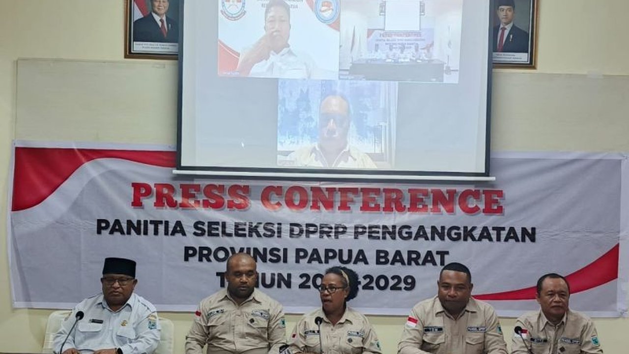 Panitia seleksi menunda pengumuman hasil seleksi calon anggota DPRP Papua Barat jalur otonomi khusus karena penilaian kumulatif belum rampung dan bertepatan dengan libur keagamaan, meskipun proses seleksi telah selesai.