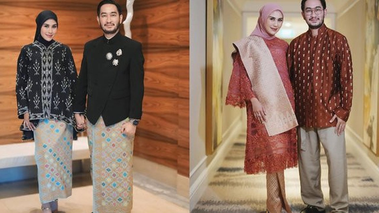 Model Kebaya Couple untuk Lebaran Ala Syahnaz dan Jeje, Tampil Modern Biar Ketularan Aura Pejabat