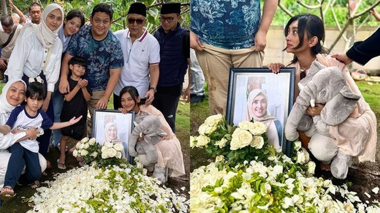 Momen Adinda Cresheilla Tegar Jalani Proses Pemakaman Sang Ibunda saat Ulang Tahun