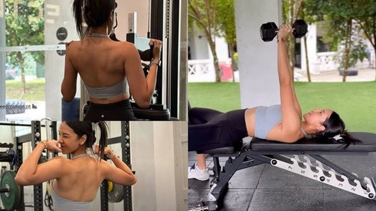 Potret Anya Geraldine Nge-Gym, Body Semakin Jadi dan Ototnya Bikin Gagal Fokus