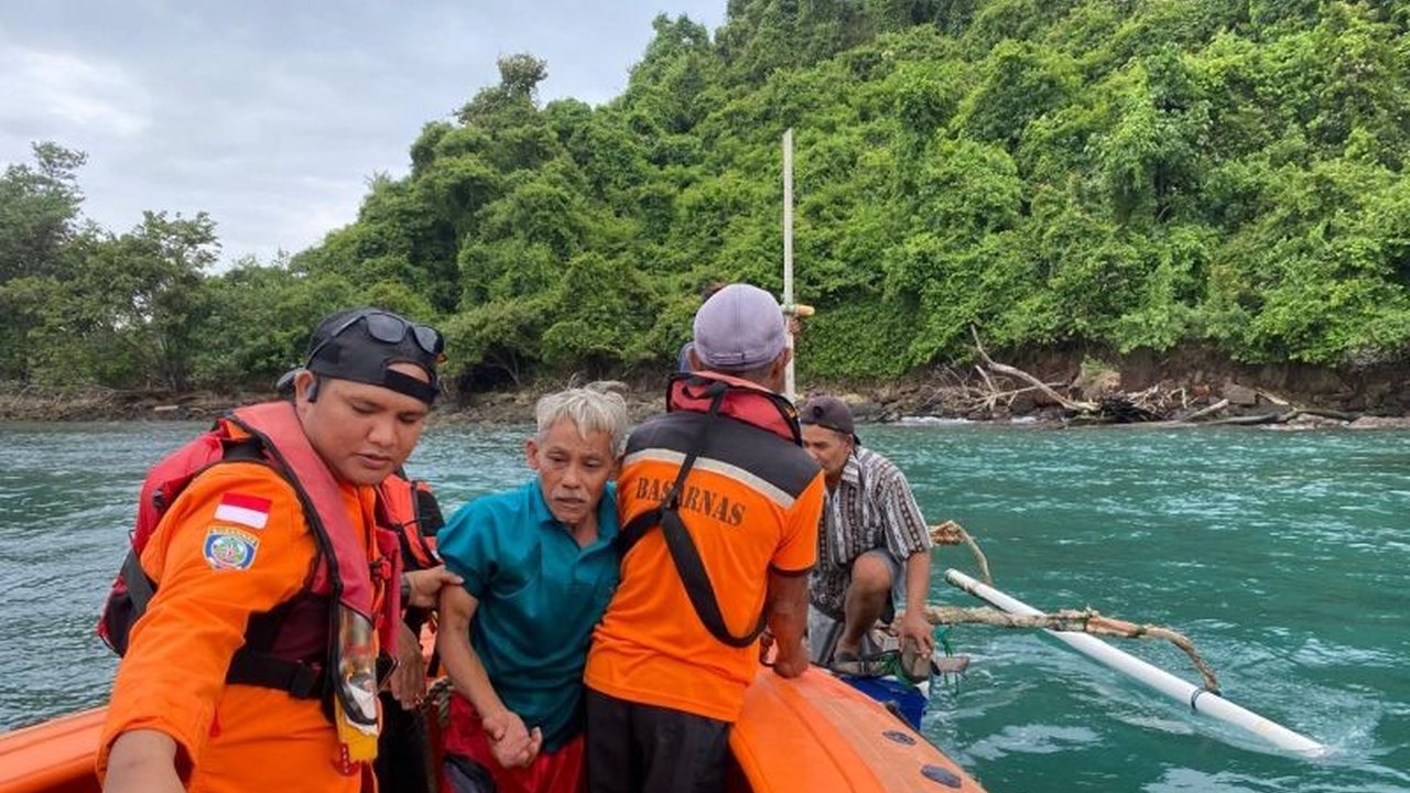 Nelayan Hilang di Perairan Bakauheni Ditemukan Selamat