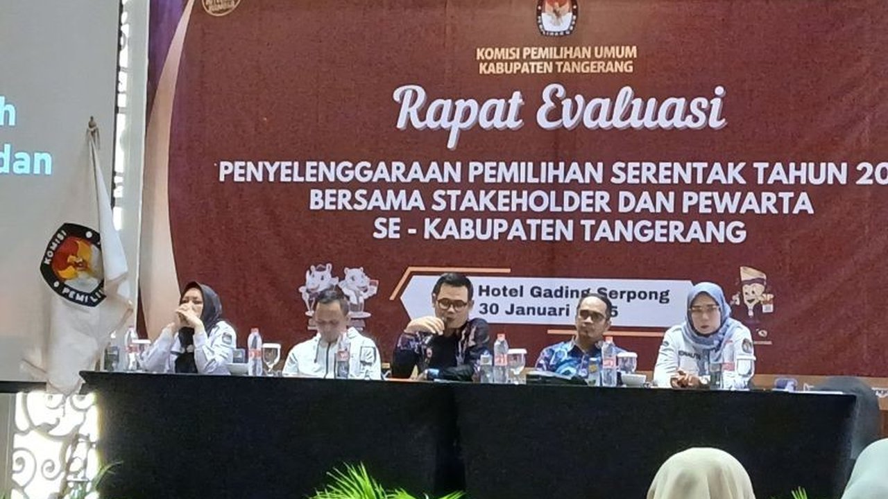 KPU Kabupaten Tangerang menyampaikan apresiasi atas suksesnya penyelenggaraan Pilkada 2024 yang berjalan kondusif dan aman berkat kolaborasi semua pihak terkait.