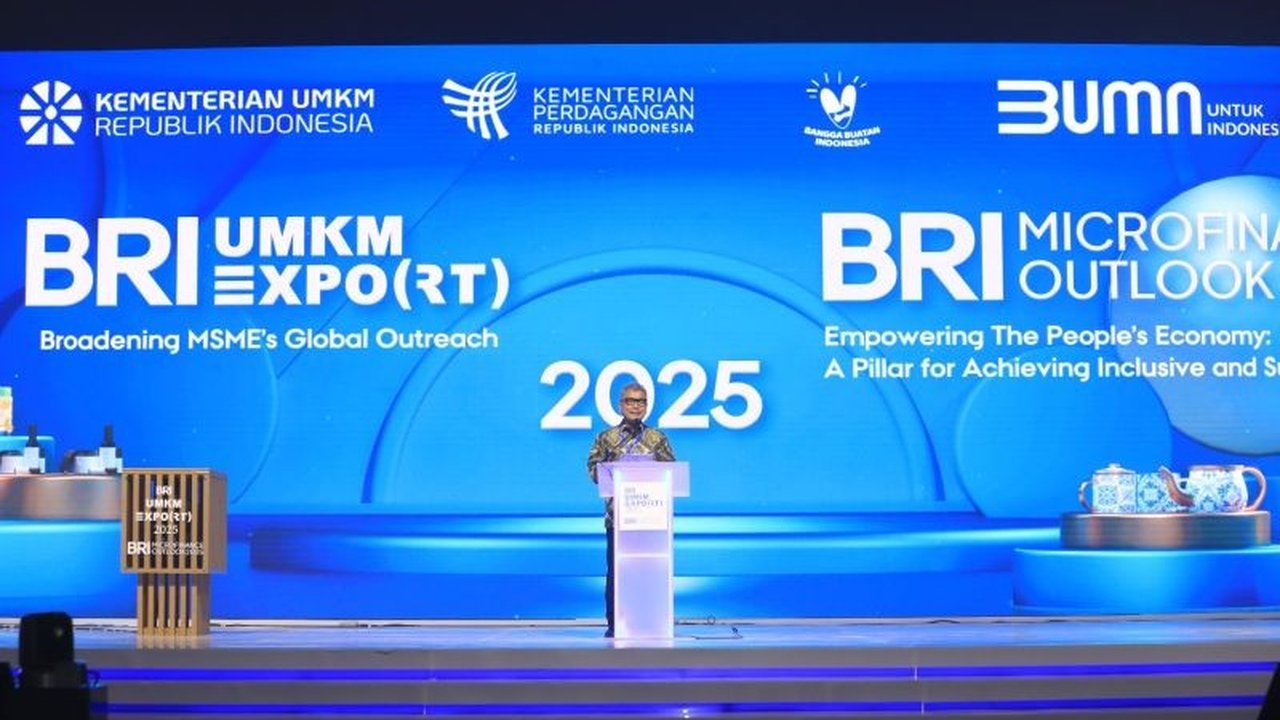 BRI optimistis UMKM EXPO(RT) 2025 akan mencetak kontrak ekspor hingga Rp1,44 triliun, meningkat dari tahun sebelumnya, dan melibatkan lebih banyak UMKM serta pembeli internasional.
