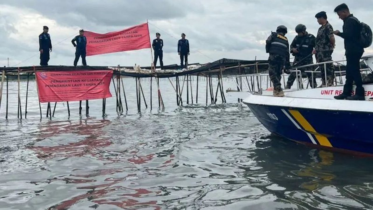 KKP Periksa 14 Orang Terkait Pagar Laut Ilegal Tangerang