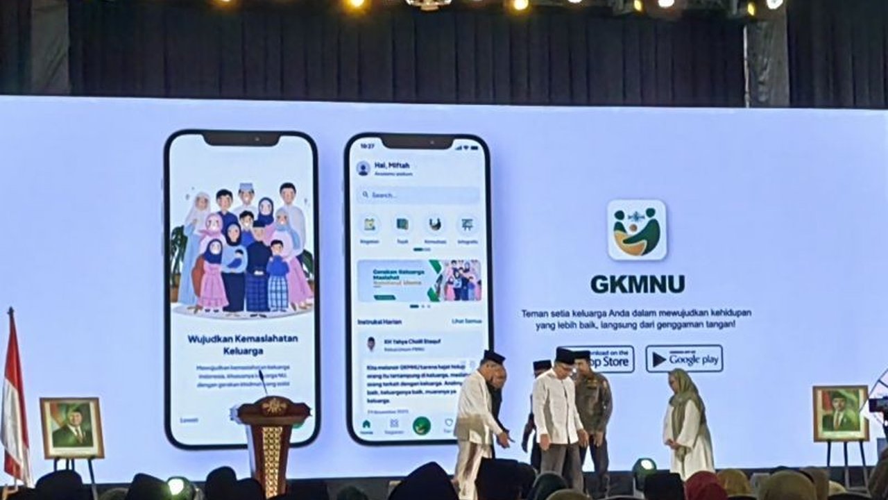 PBNU meluncurkan aplikasi GKMNU, platform berbasis teknologi yang menawarkan konsultasi keluarga dan edukasi untuk meningkatkan kesejahteraan keluarga Indonesia.