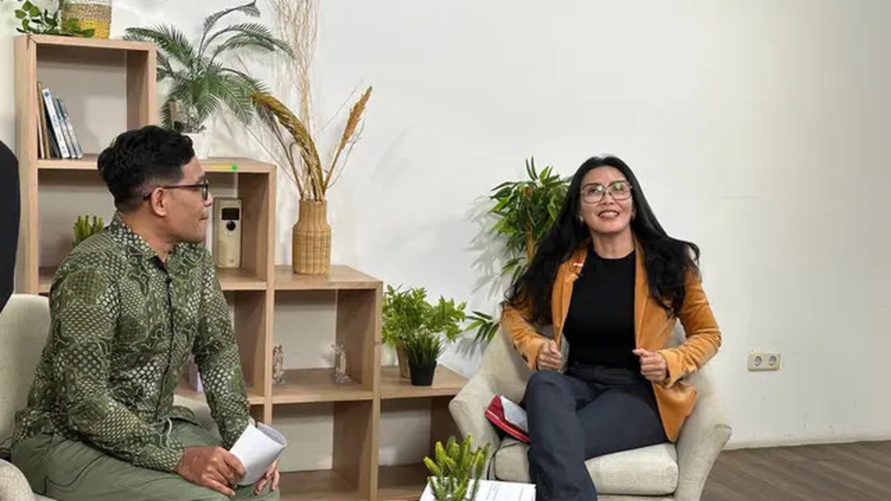 Anggota DPR RI Rieke Diah Pitaloka. (Nanda Perdana Putra).