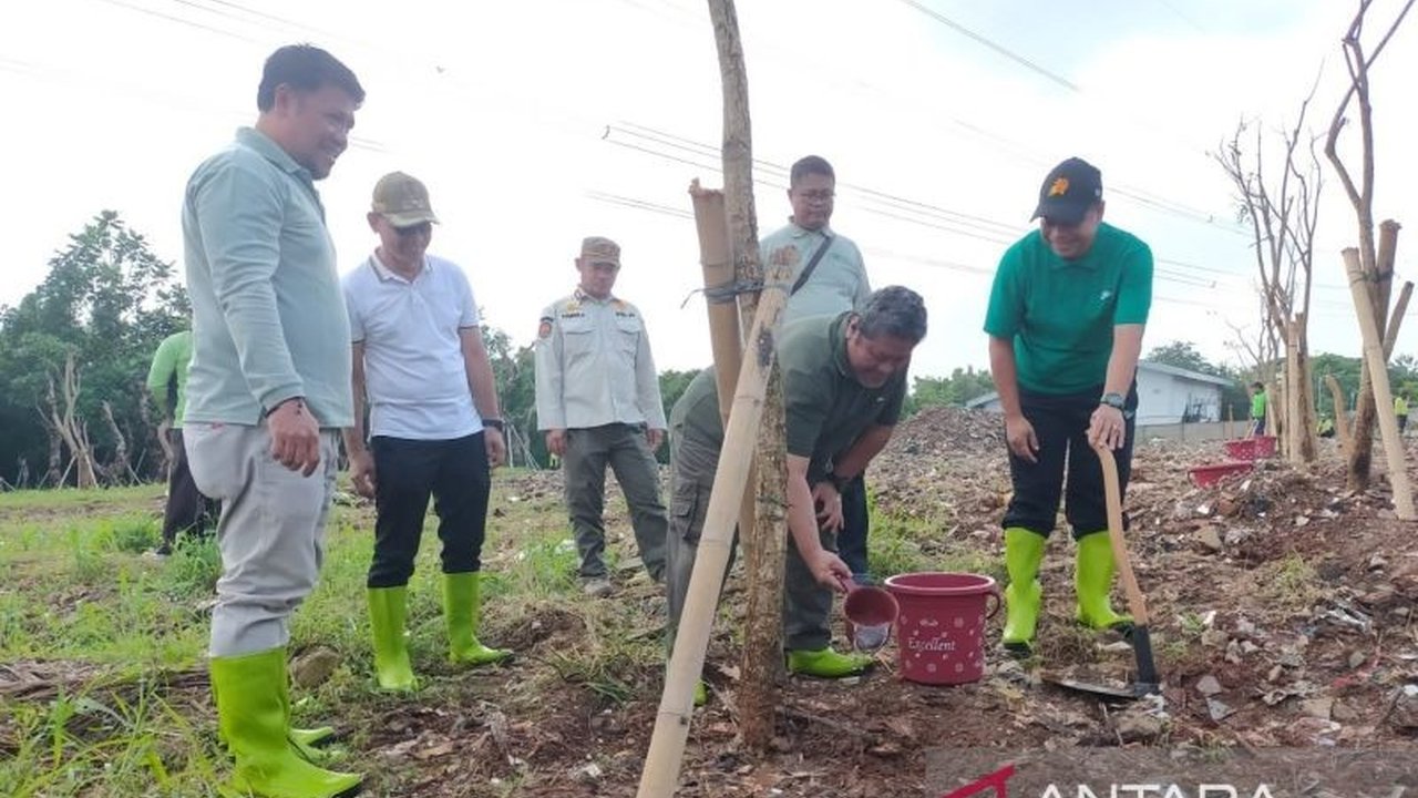 Jakbar Tanam 20 Pohon Tabebuya, Perluas Ruang Terbuka Hijau