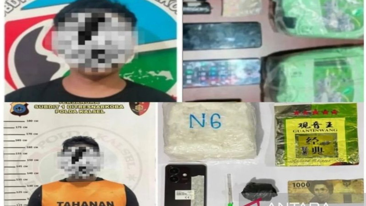 Ditresnarkoba Polda Kalsel berhasil menyita 3 kg sabu dan menangkap dua tersangka jaringan pengedar narkoba antar provinsi, NR dan GW, di Banjarbaru dan Banjarmasin.