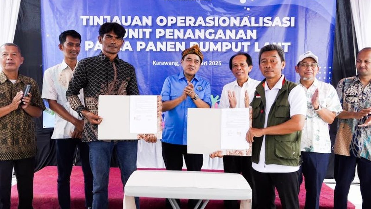 Kementerian Kelautan dan Perikanan (KKP) memperingati Hari Gizi Nasional dengan mendorong hilirisasi rumput laut di Karawang, Jawa Barat, guna meningkatkan gizi masyarakat dan kesejahteraan pembudidaya.