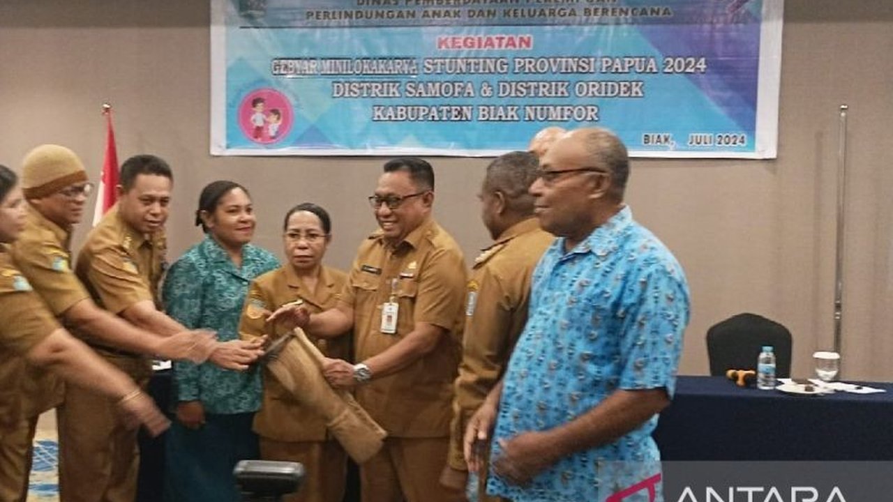 Satgas Stunting Kabupaten Biak Numfor meminta 257 kepala desa meningkatkan pelayanan posyandu untuk mencegah stunting pada anak balita, mengingat angka stunting di Biak mencapai 7,1 persen.