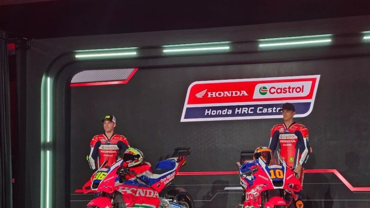 Tim balap sepeda motor Honda Castrol Team resmi diluncurkan di Indonesia, menggandeng Joan Mir dan Luca Marini dengan target juara di MotoGP 2025 yang akan dimulai di Thailand.