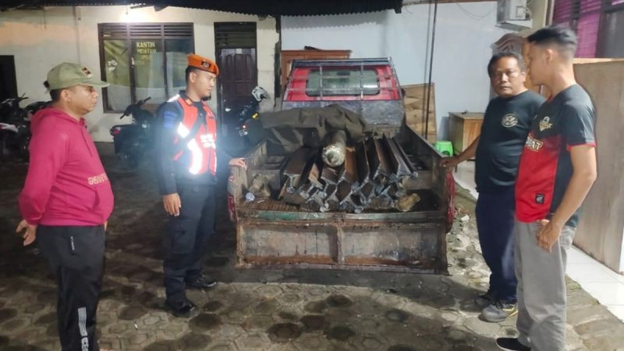 KAI Purwokerto Gagalkan Pencurian Material Prasarana Kereta Api di Brebes