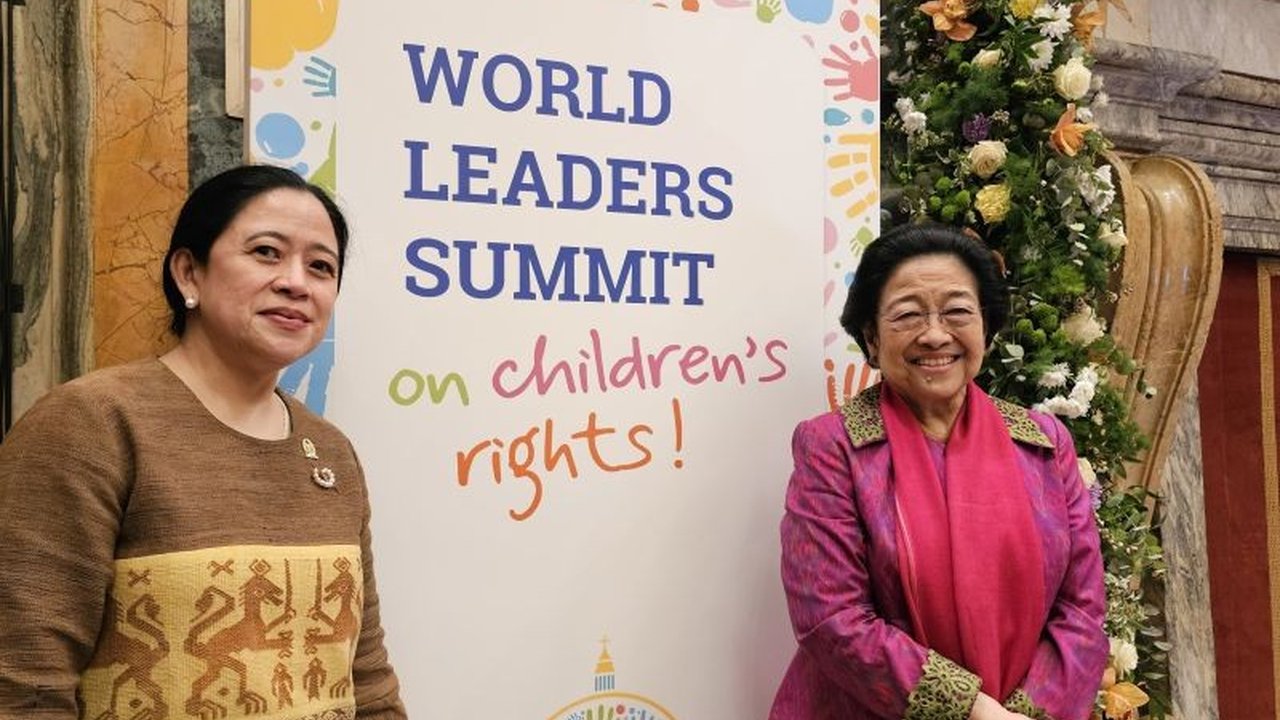 Di KTT Pemimpin Dunia tentang Hak Anak di Vatikan, Megawati Soekarnoputri menyerukan komitmen global untuk masa depan anak, menekankan pendidikan, kesehatan, dan perlindungan dari ancaman seperti perubahan iklim dan menawarkan nilai-nilai Pancasila sebaga