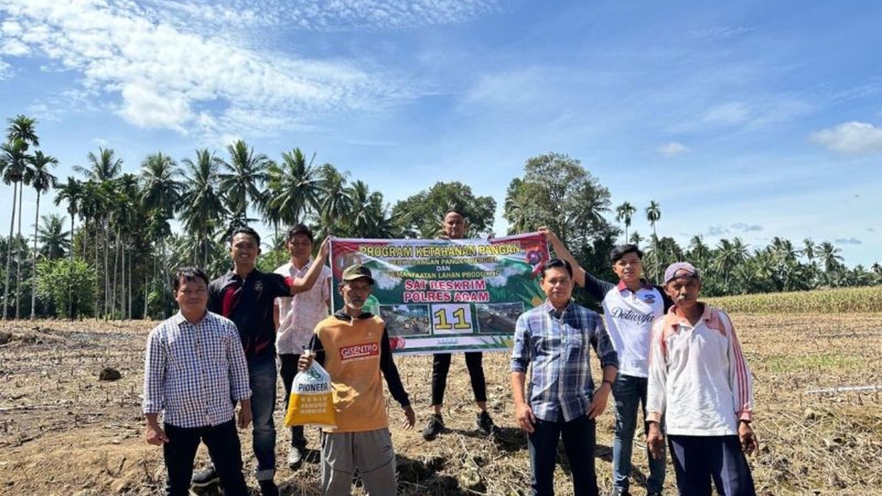 Kepolisian Resor Agam mendorong warga memanfaatkan lahan tidur untuk menanam jagung guna mendukung ketahanan pangan nasional dan kesejahteraan masyarakat, selaras dengan program pemerintah.