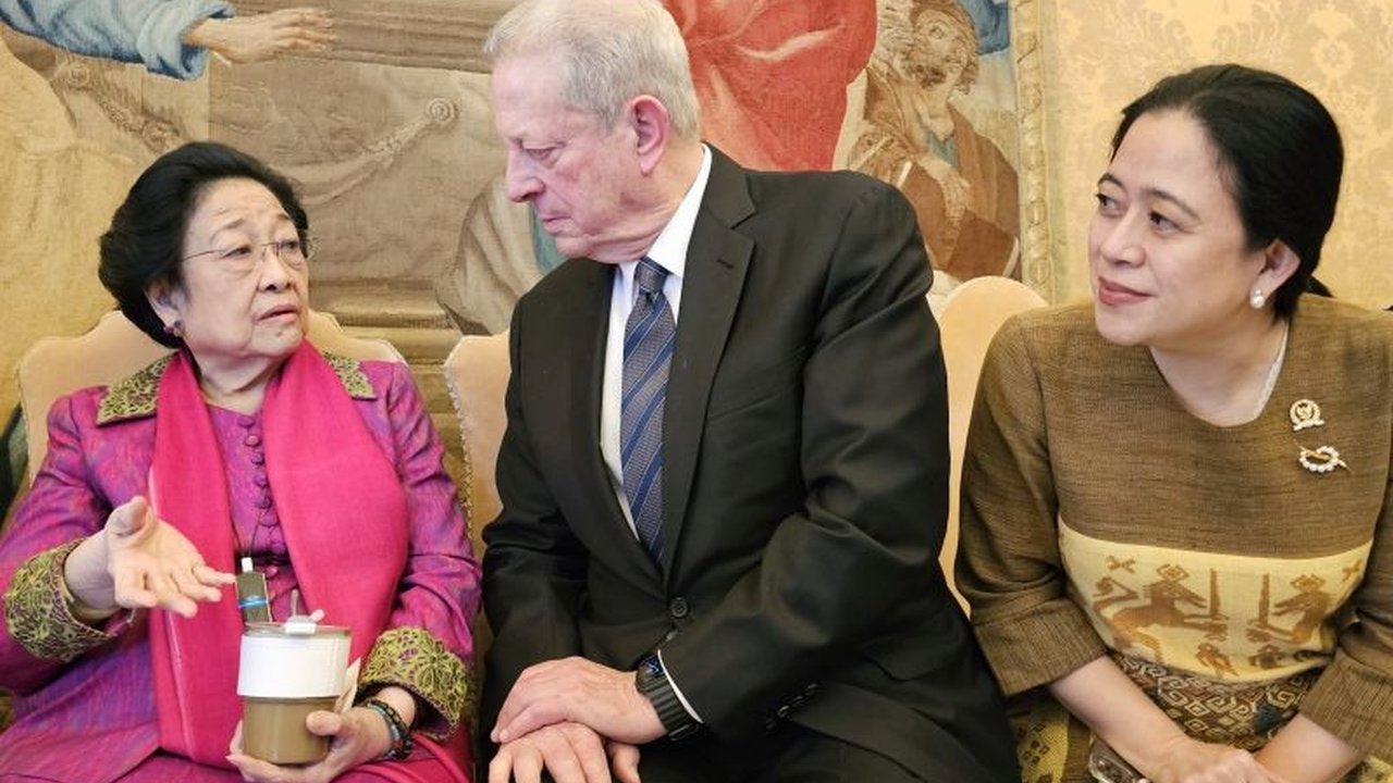 Megawati Ajak Al Gore Diskusi Perubahan Iklim dengan BRIN
