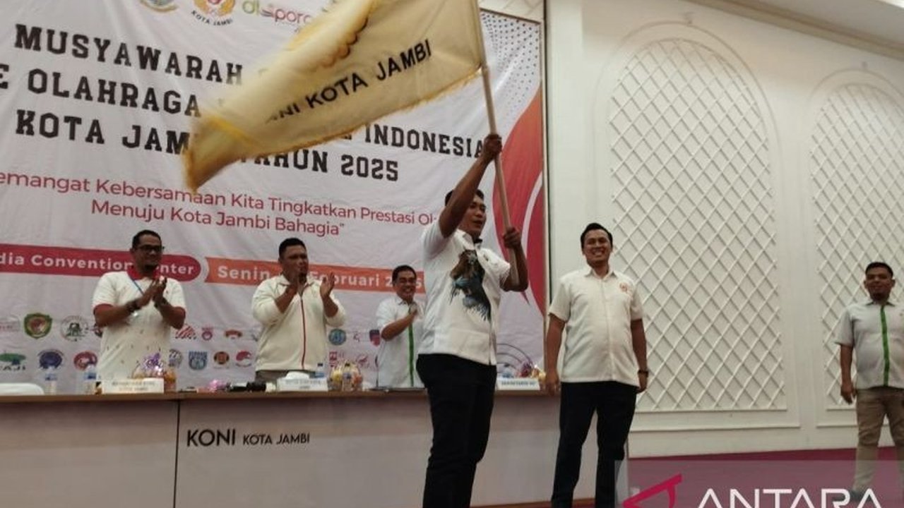 Antoni Karia Gumay Terpilih Aklamasi Pimpin KONI Kota Jambi 2025-2029