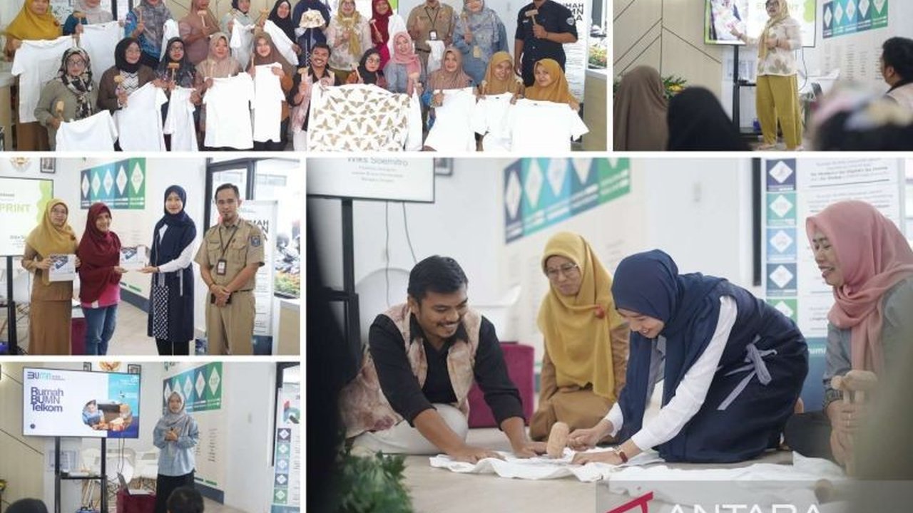 Bangka Tengah Kembangkan Batik Ecoprint: Produk Kreatif Ramah Lingkungan