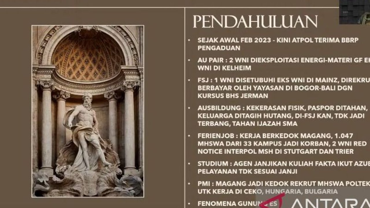 Atase Polri KBRI Berlin mengimbau korban penipuan magang/studi luar negeri untuk melapor, mengungkap modus penipuan, dan menekankan pentingnya edukasi serta peran komunitas dalam mencegahnya.