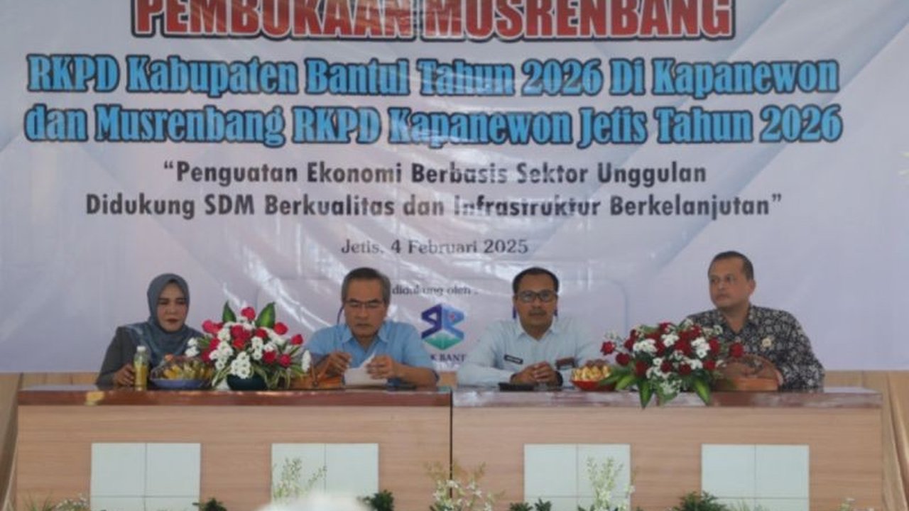 Bantul Prioritaskan Infrastruktur Desa untuk Kesejahteraan Rakyat