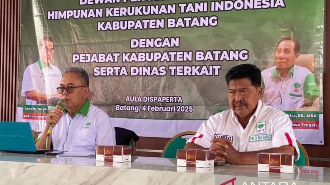 DPC HKTI Kabupaten Batang, Jawa Tengah, luncurkan program prioritas ketahanan pangan meliputi pembibitan, peternakan, pembentukan gapoktan, dan pendampingan petani milenial untuk mendukung program nasional.