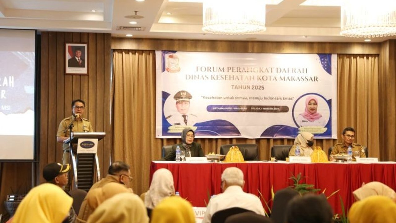 Pj. Sekda Makassar berharap Forum Perangkat Daerah Dinas Kesehatan Kota Makassar merancang kebijakan kesehatan inklusif untuk semua warga, guna mendukung visi Indonesia Emas 2045.