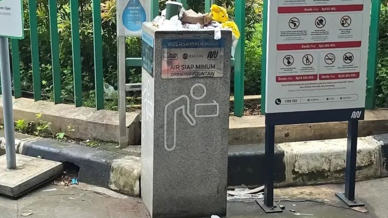 MRT Jakarta dan Palyja Kerja Sama Bersihkan Keran Air Minum