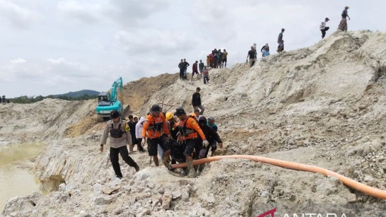 SAR Gabungan Sukses Evakuasi Korban Longsor Tambang Bangka Selatan