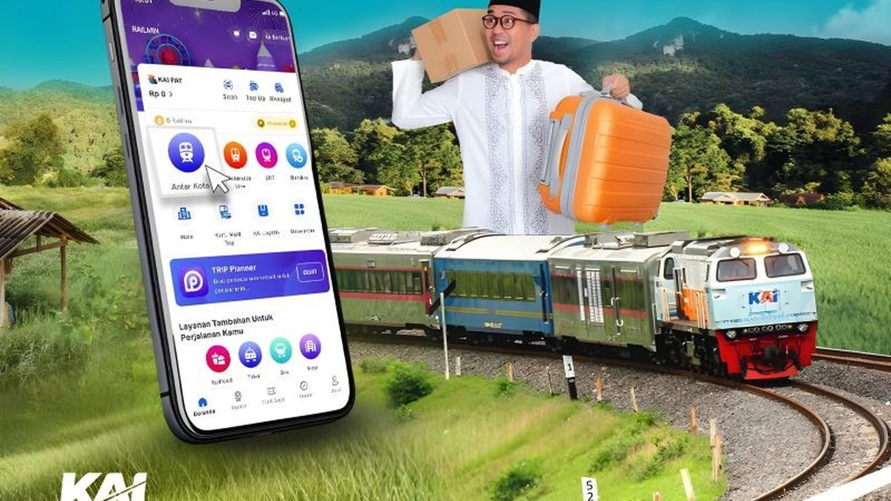 KAI Daop 8 Surabaya resmi membuka penjualan tiket kereta api Lebaran 2025 mulai 4 Februari 2025, melalui aplikasi KAI Access, kai.id, dan kanal resmi lainnya; pesan sekarang untuk hindari kehabisan!