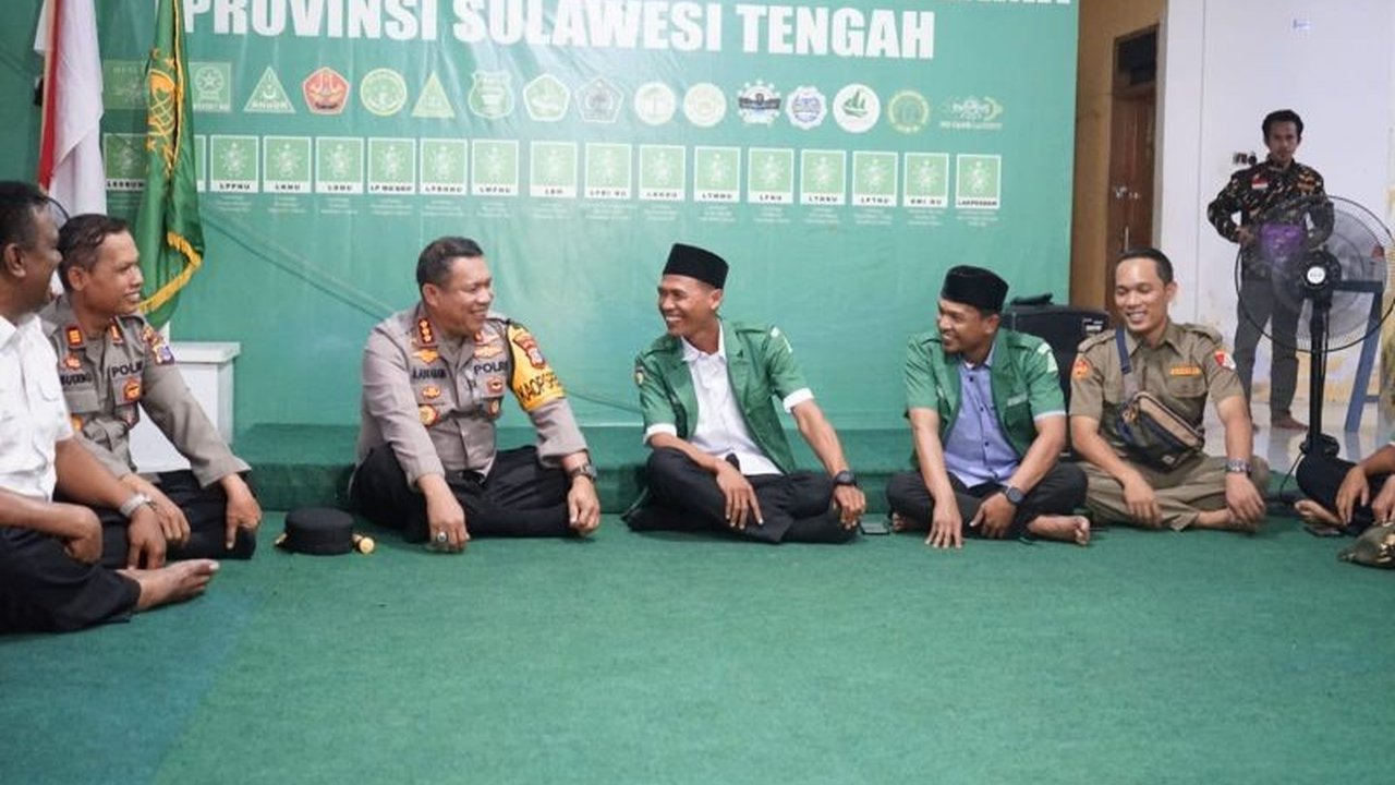 Ansor dan Banser Palu Siap Jaga Kamtibmas Bersama Polresta