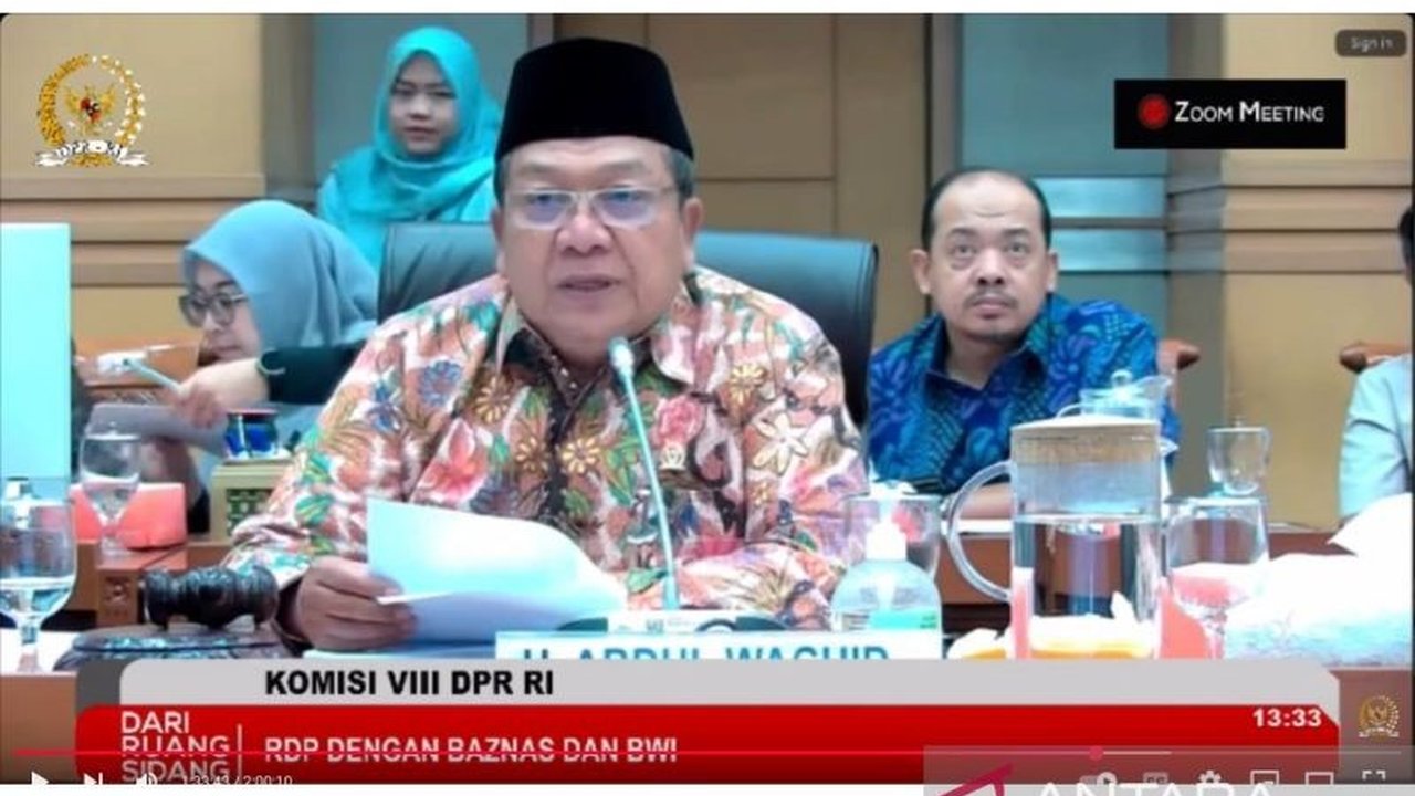Komisi VIII DPR RI mendorong Badan Wakaf Indonesia (BWI) untuk mencapai target potensi ekosistem wakaf uang sebesar Rp180 triliun pada tahun 2025 dan mengoptimalkan berbagai jenis wakaf lainnya.