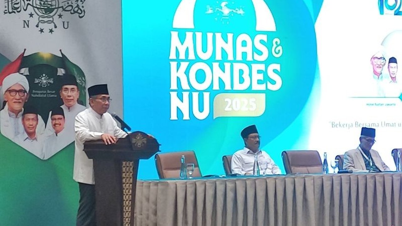 Ketua Umum PBNU, Gus Yahya, menyatakan Munas dan Konbes NU 2025 sebagai momentum untuk mempercepat kontribusi NU dalam pembangunan nasional, selaras dengan visi pemerintah.