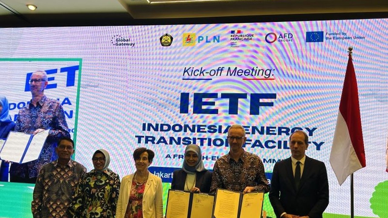 Indonesia menerima hibah 14,7 juta Euro dari Uni Eropa dan Prancis untuk mendukung pengembangan transisi energi, sebagian digunakan PLN untuk pengembangan kapasitas dan sisanya untuk Kementerian ESDM.