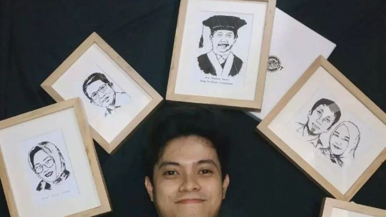 Andi Ilmar, seorang notaris dari Bulukumba, Sulawesi Selatan, mendunia berkat lukisan bubuk kopinya yang unik dan viral di media sosial, menampilkan tokoh-tokoh terkenal seperti atlet bulutangkis Greysia Polii dan Apriani Rahayu.