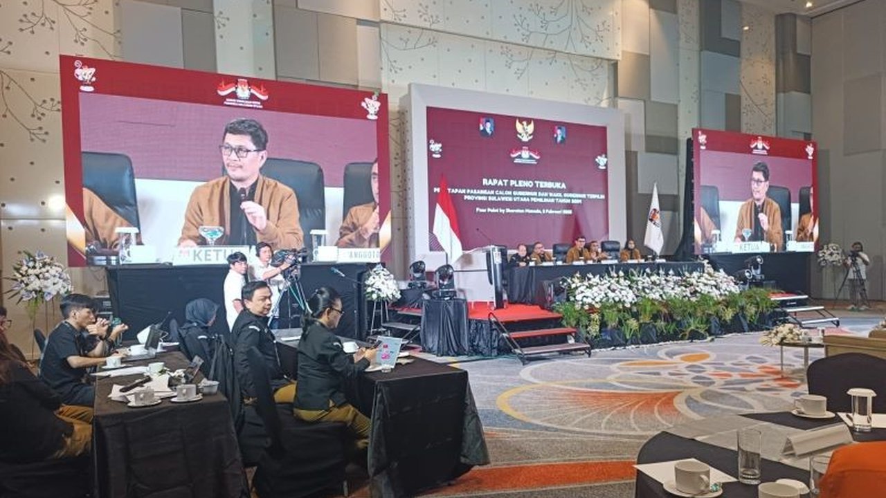 KPU Sulut Tetapkan YSK-VYM sebagai Gubernur dan Wakil Gubernur