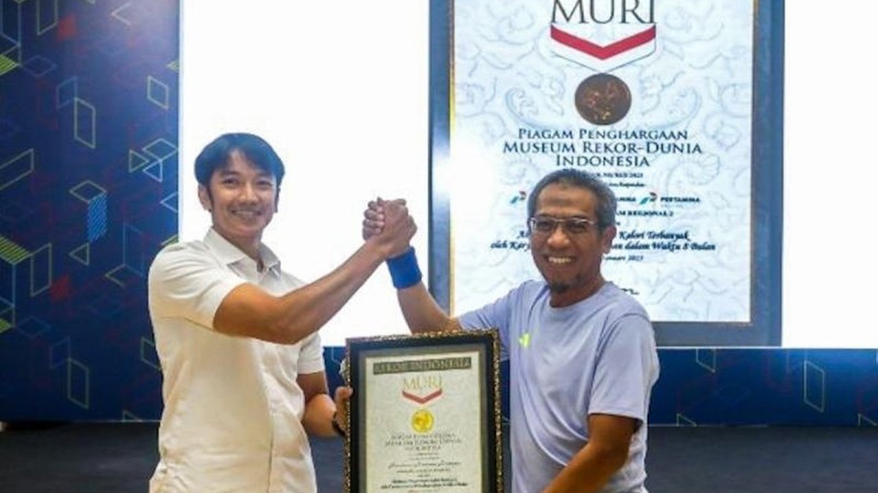 Regional Jawa Subholding Upstream Pertamina mencetak rekor MURI berkat Wellness Program 2024, berhasil menurunkan total kalori karyawan hingga 38 juta kalori dalam 8 bulan.