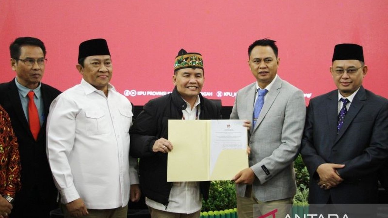 Agustiar Sabran-Edy Pratowo Menang Pilkada Kalteng 2024