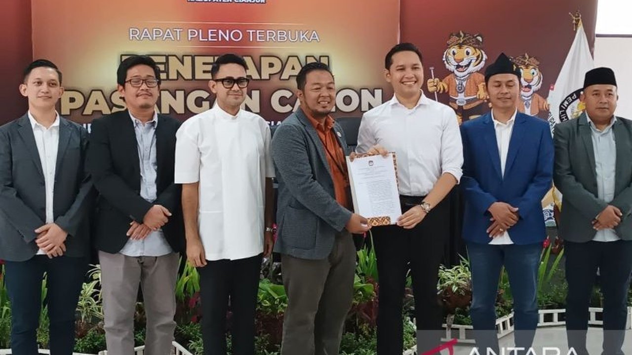 KPU Cianjur menetapkan pasangan Wahyu-Ramzi sebagai Bupati dan Wakil Bupati terpilih periode 2025-2030 setelah gugatan Pilkada ditolak Mahkamah Konstitusi.