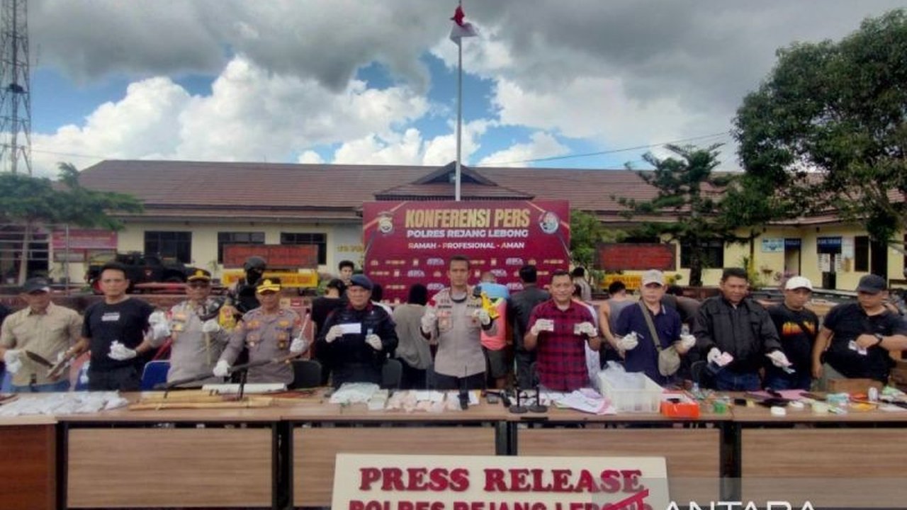 Penggerebekan Besar Bandar Narkoba di Rejang Lebong, Bengkulu