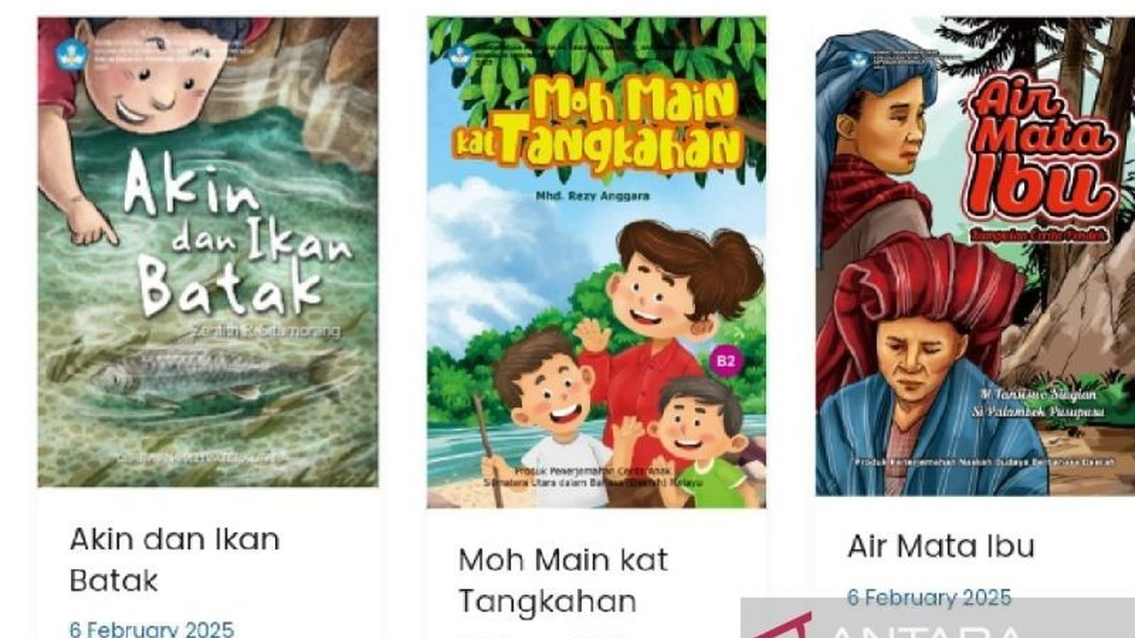 Balai Bahasa Provinsi Sumatera Utara (BBPSU) meluncurkan 97 buku cerita anak dwibahasa yang dapat diakses gratis secara online,  mendukung pelestarian bahasa daerah dan pendidikan anak.