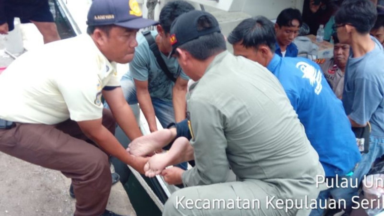 Dua penumpang Kapal Unity mengalami cedera akibat ombak besar di Kepulauan Seribu; polisi dan warga setempat melakukan evakuasi dan memberikan pertolongan pertama.