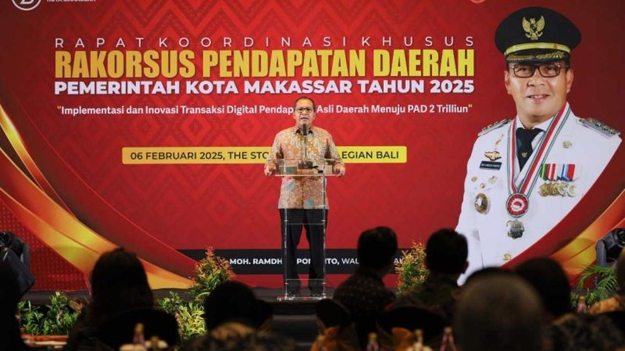Pemerintah Kota Makassar optimistis capai target Pendapatan Asli Daerah (PAD) Rp2 triliun pada tahun anggaran 2025-2026, setelah sukses mencapai Rp1,6 triliun di tahun 2024.