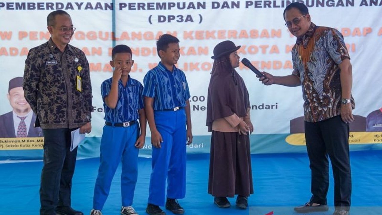 Kampanye Anti-Kekerasan Anak Sasar Sekolah di Kendari
