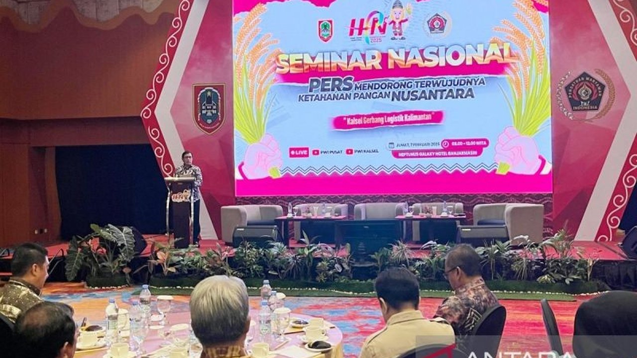 Seminar nasional bertema 'Pers Mendorong Ketahanan Pangan Nusantara' mengawali rangkaian Hari Pers Nasional (HPN) 2025 di Banjarmasin, Kalimantan Selatan, membahas peran pers dan kontroversi program ketahanan pangan era Prabowo-Gibran.