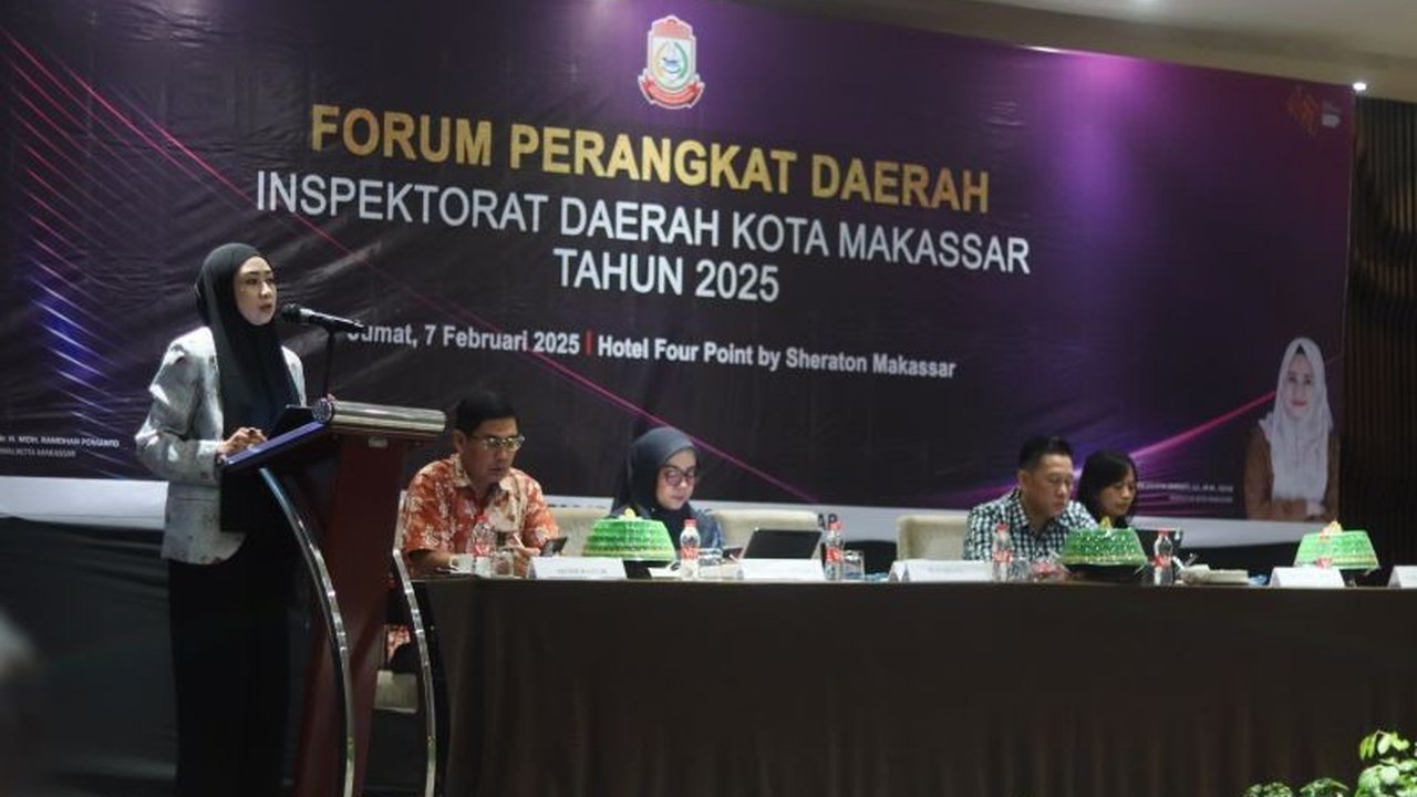 Kepala Inspektorat Daerah Kota Makassar meminta seluruh Organisasi Perangkat Daerah (OPD) untuk memperkuat koordinasi guna optimalisasi pengawasan internal dan mewujudkan pemerintahan yang bersih serta akuntabel.