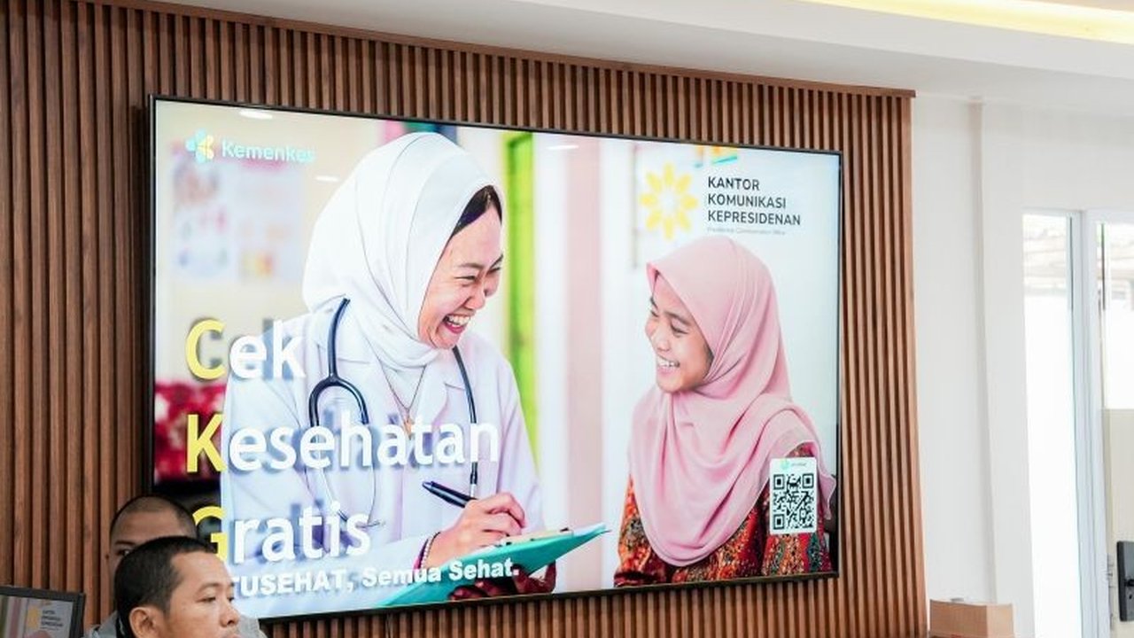 Pemerintah Indonesia meluncurkan program skrining kesehatan gratis senilai Rp4,7 triliun untuk menjangkau 60 juta warga, sebagai bentuk komitmen peningkatan layanan kesehatan dan pencegahan penyakit.