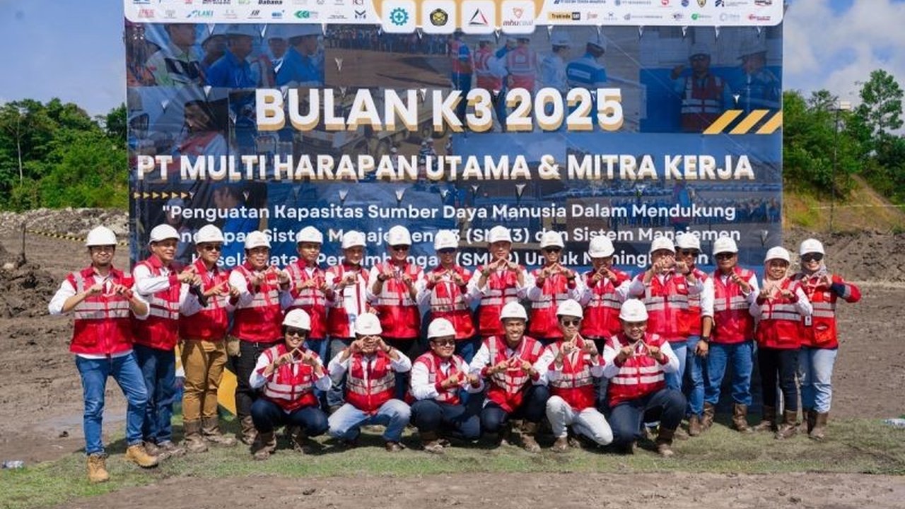 PT Multi Harapan Utama (MHU) bersama mitra kerjanya berkomitmen untuk menciptakan lingkungan kerja yang aman, nyaman, dan produktif melalui berbagai inisiatif dalam rangka memperingati Bulan K3 Nasional 2025.
